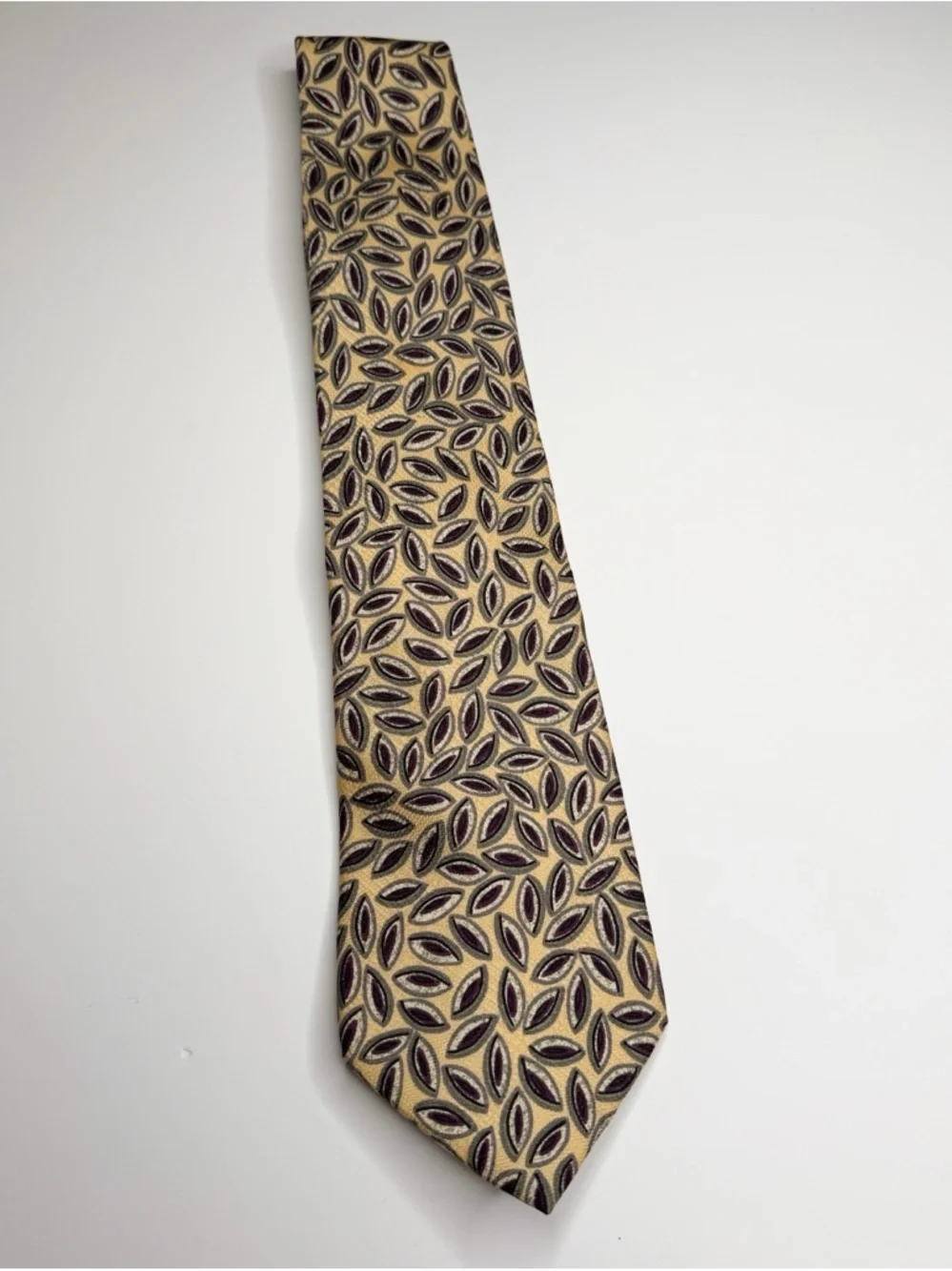 Bundle of 5 Silk Ties Geoffrey Beene Roundtree Blue Patterned Designer Lot
